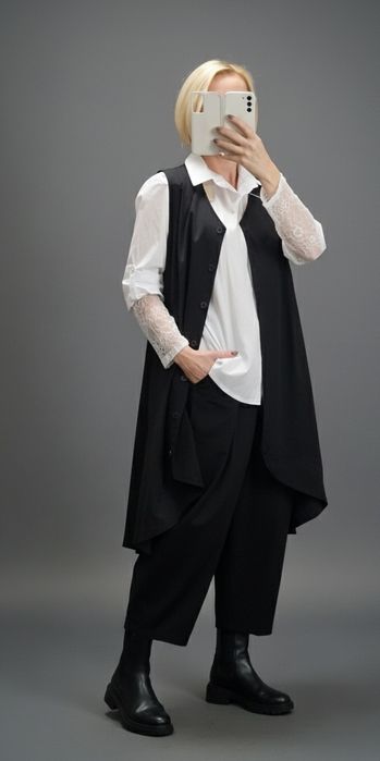 Włoska długa kamizelka