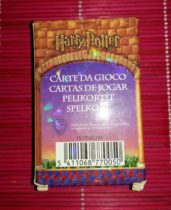 Harry Potter cartas de jogar