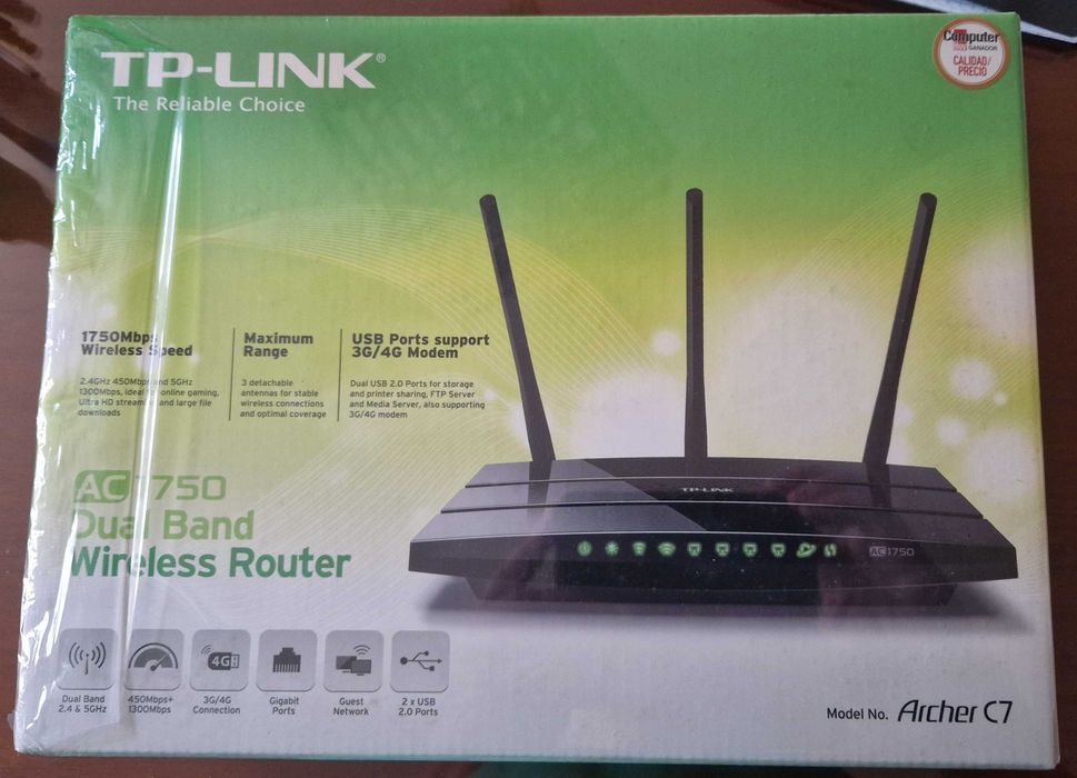 Router TP-LINK AC 1750 modelo Archer 7