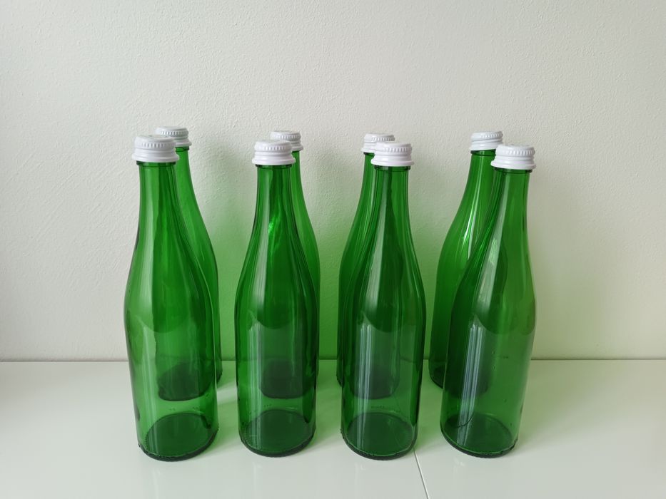 Butelki szklane 8 × 500ml