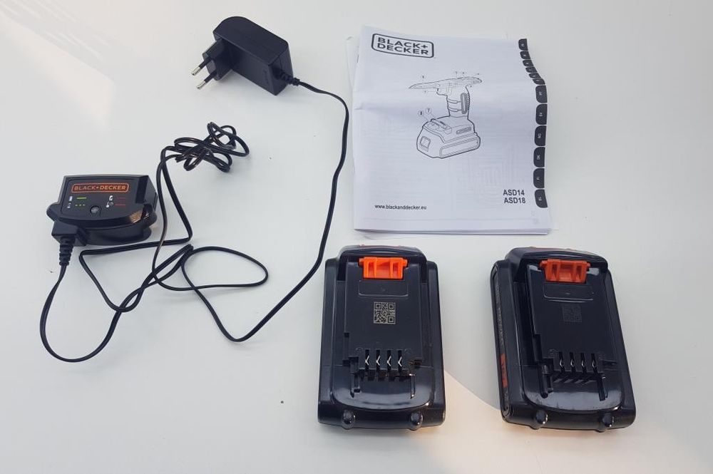 Wiertarko Wkrętarka Akumulatorowa 2xakumulator Black+Decker Autosense