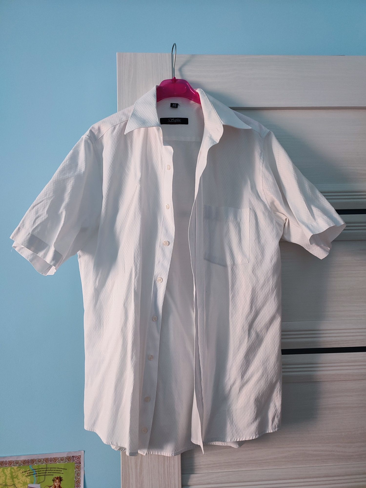 Чоловіча сорочка мужская рубашка Lacoste roccobarocco C&N