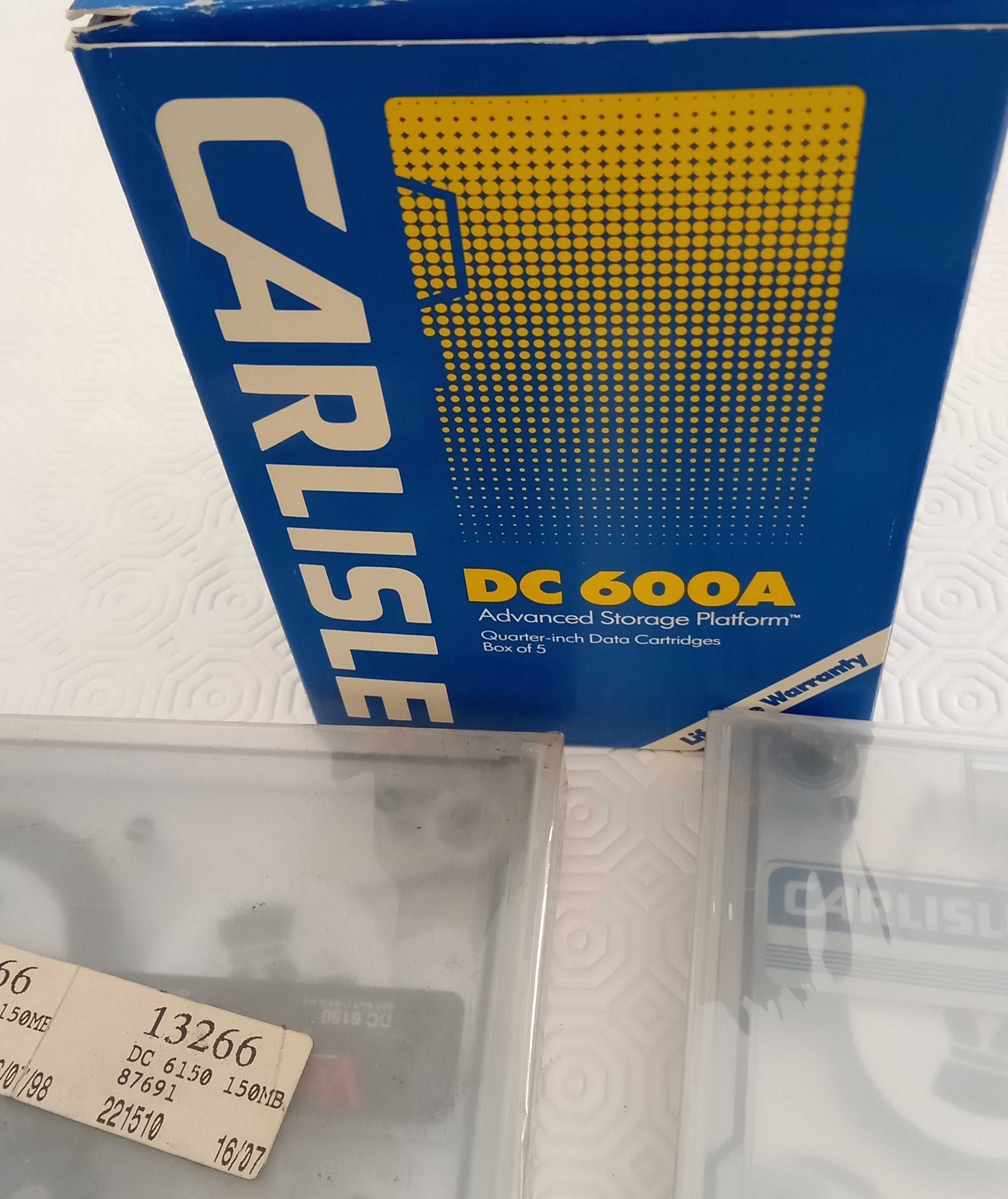 Cassetes DC600A, "Data Cartridge", cada 5€