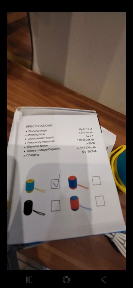 Głośnik Bezprzewodowy bluetooh nowy