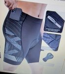 Calções ciclismo almofadados 3 bolsos