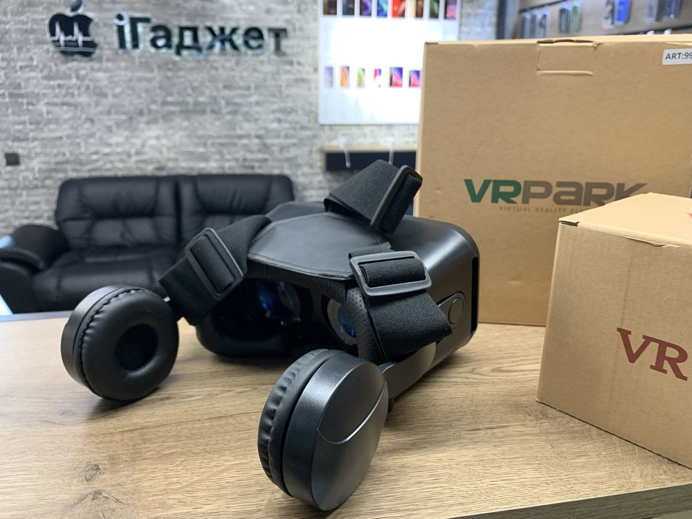Очки / Шолом VR BOX J20 VR PARK 9938 з навушниками та пультом. New