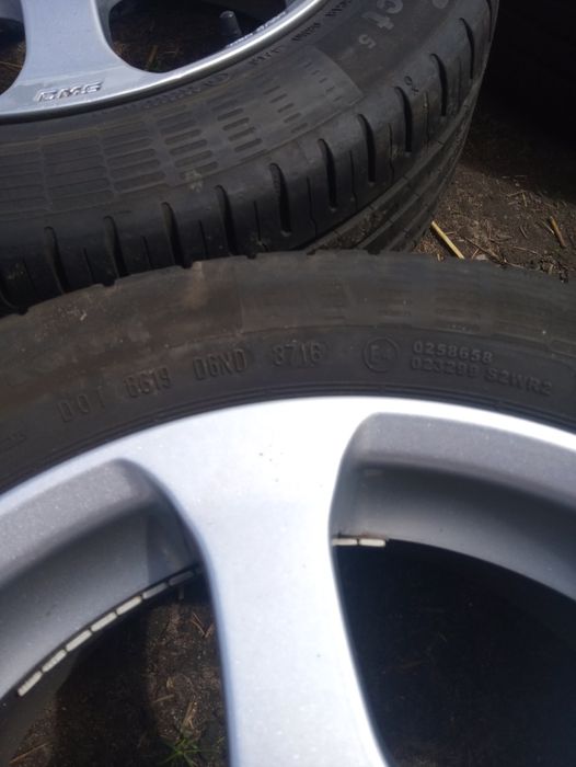 Felgi 5x120 16 CMS opony 195/55 16 et42 6.5J