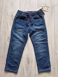 Niebieskie jeansy, joggery dla chłopca 110 OVS blue jeans joggers for