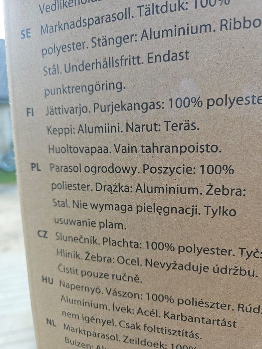 Parasol ogrodowy