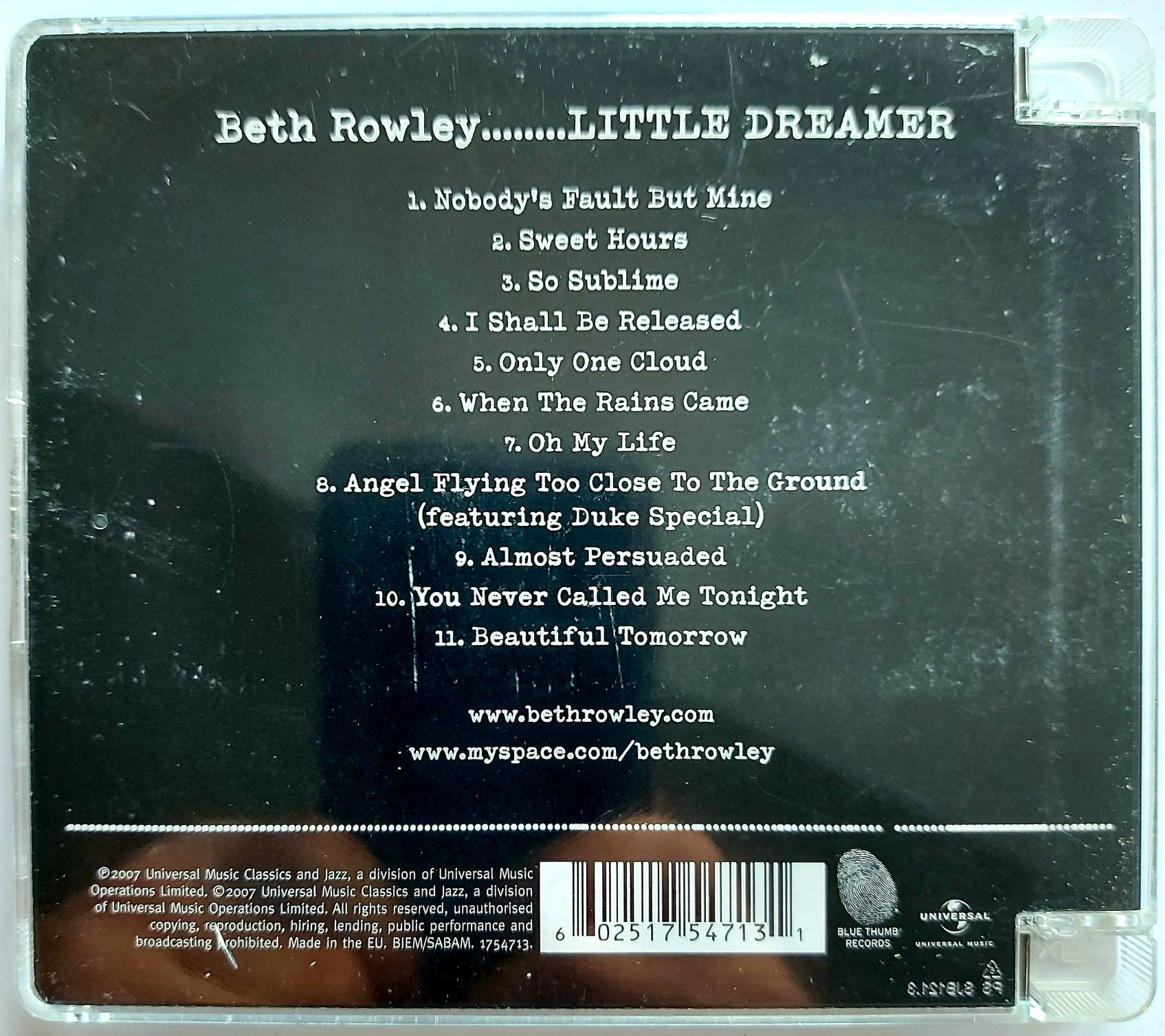 Beth Rowley Little Dreamer 2007r