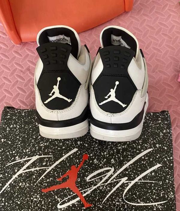 Buty meskie Mokasyny Jordan_4_Retro_military_black R.44