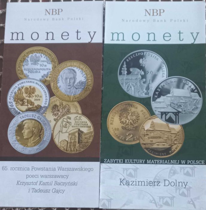 Komplet folderów do monet kolekcjonerskich Okaza Tanio