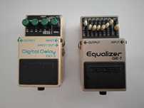 Pedais Boss Digital Delay DD-3 75€ / Equalizer GE-7 60€