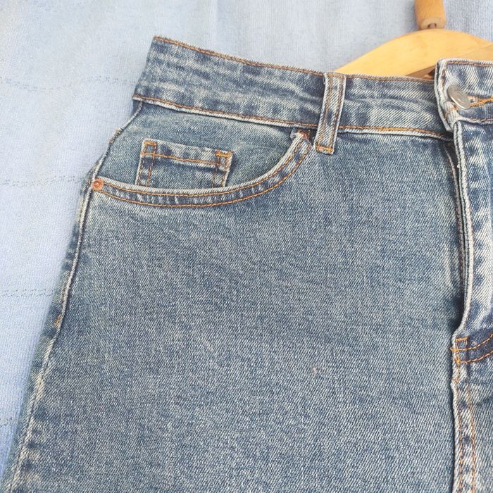 Юбка жіноча джинсова довга