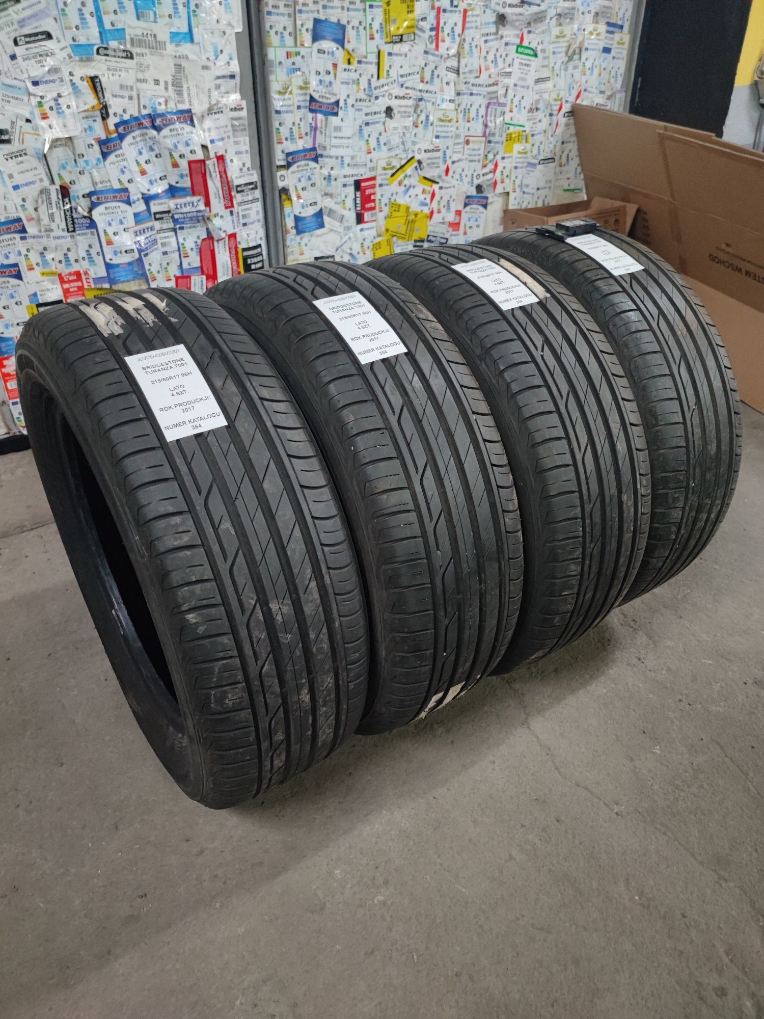 Opony letnie 215/60R17 96H Bridgestone Turanza 2017r