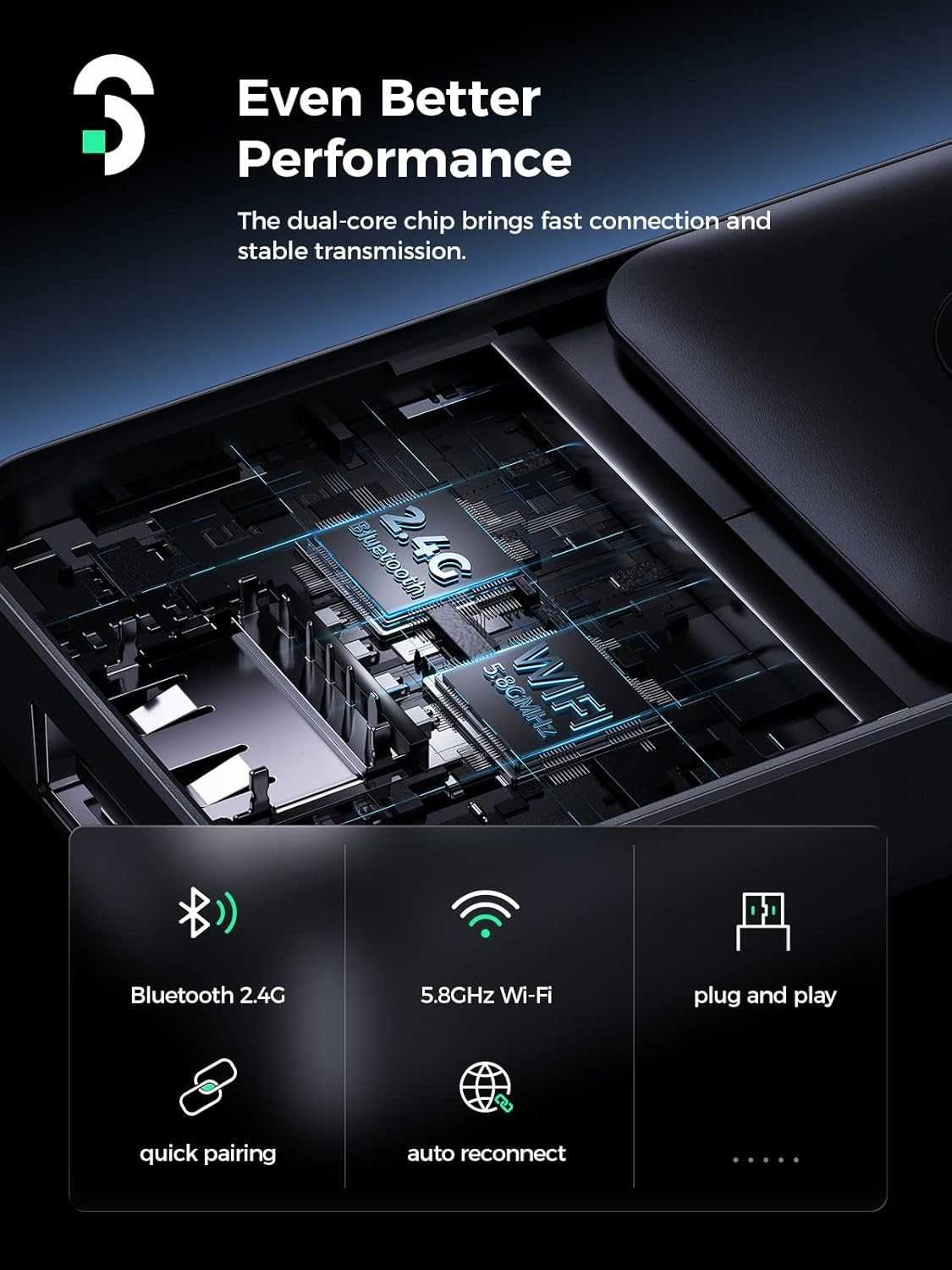 Bezprzewodowy adapter z systemem Android,