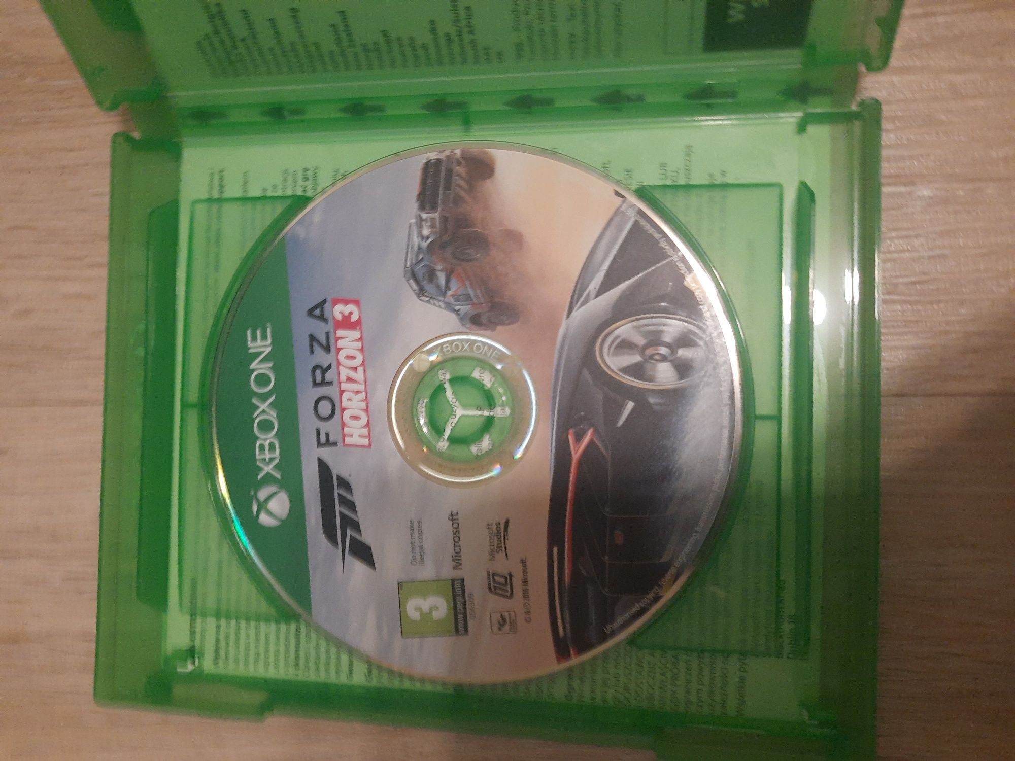 Forza 3 płyta na Xbox One