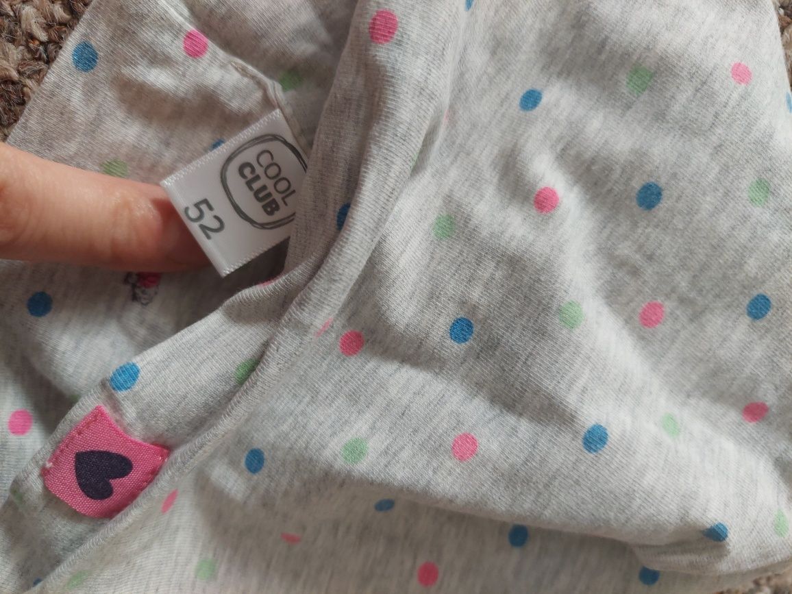 zestaw dla dziewczynki czapka przejściowa wiosna jesień komin peppa 52