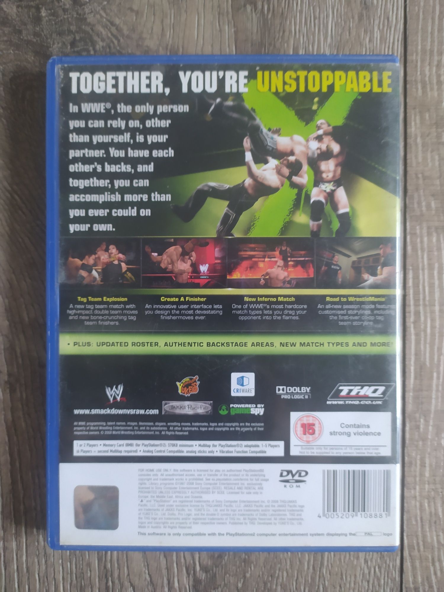 Gra PS2 WWE SmackDown VS Raw 2009 Wysyłka