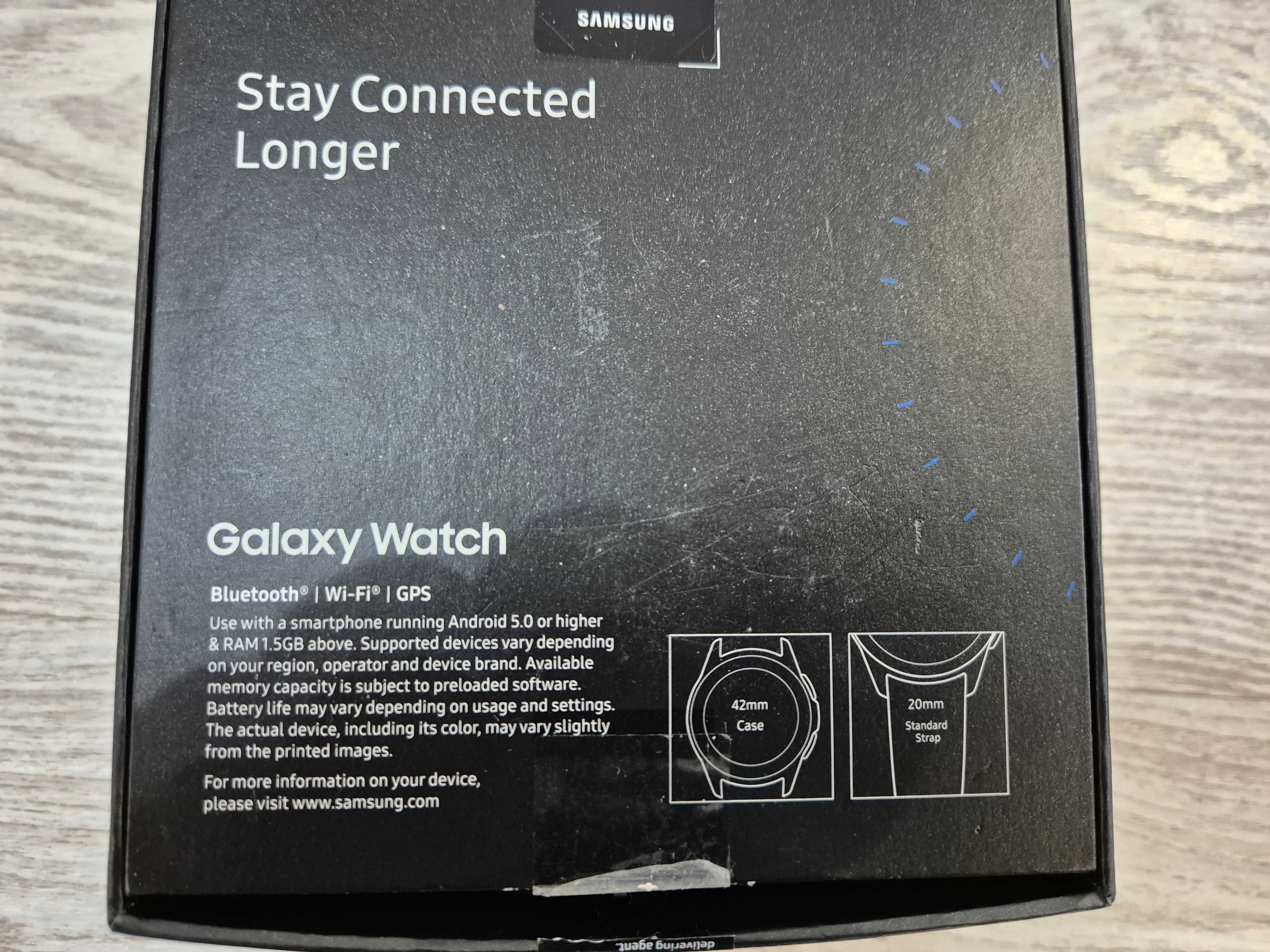 Smartwatch SAMSUNG Galaxy Watch 42mm czarny,