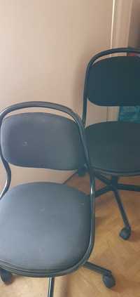 2 Krzesła  obrotowe do biurka, krzesła młodzieżowe