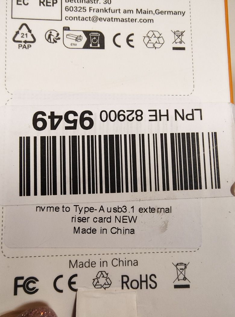 Adapter usb 3.1 typ A