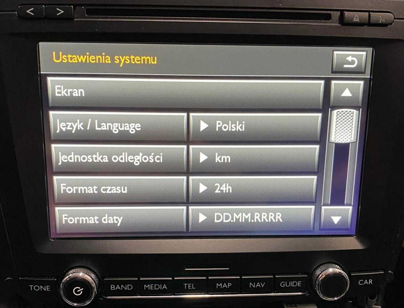 BENTLEY RNS 810 polskie menu lektor mapa