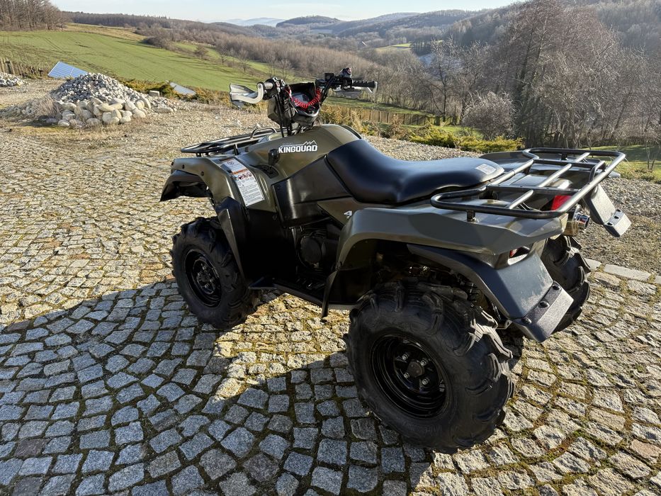 Suzuki KingQuad 750AXI 4x4 Pierwszy własciciel, F-ra VAT, Pług