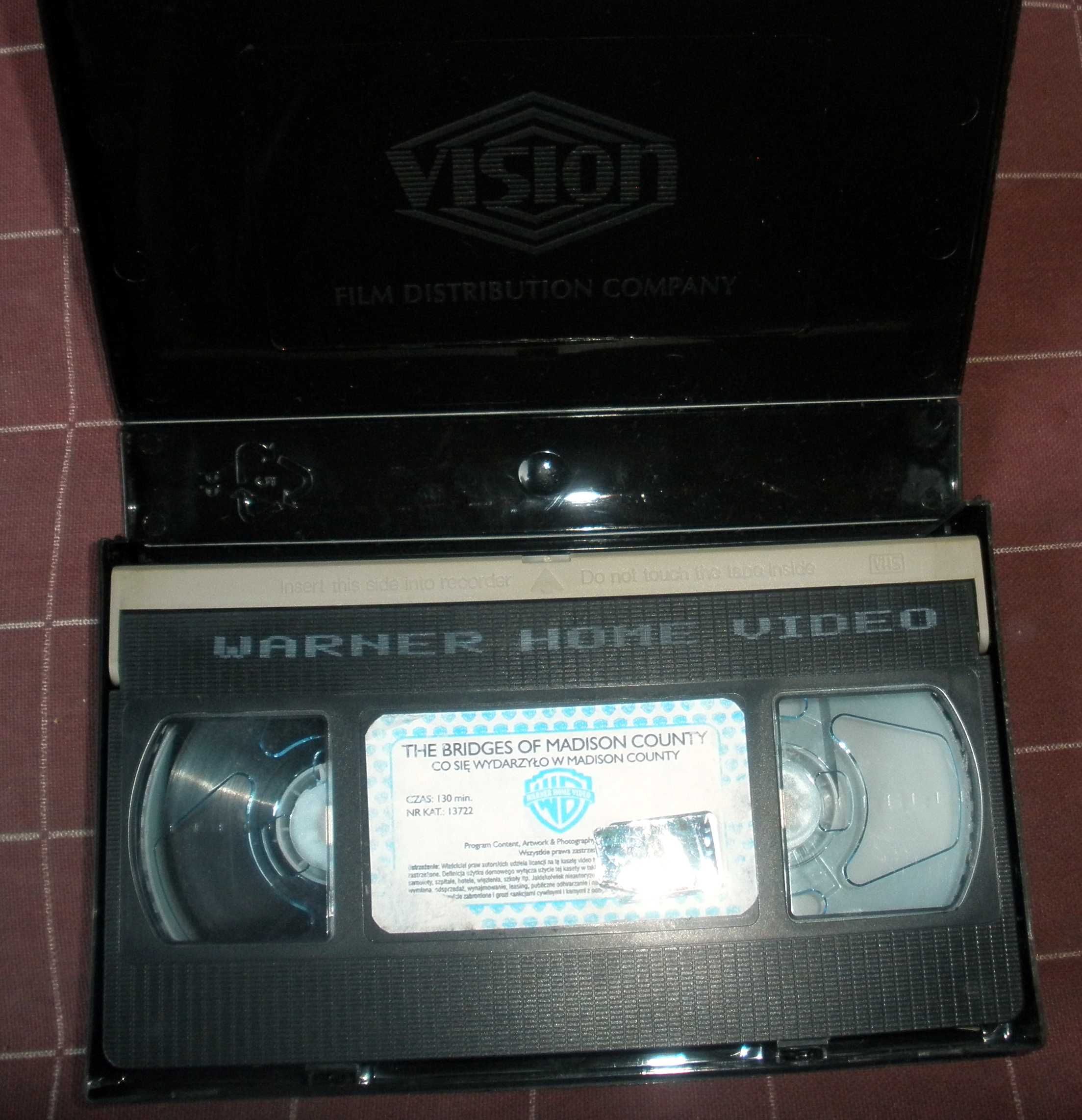 Co się wydarzyło w Madison County kaseta VHS