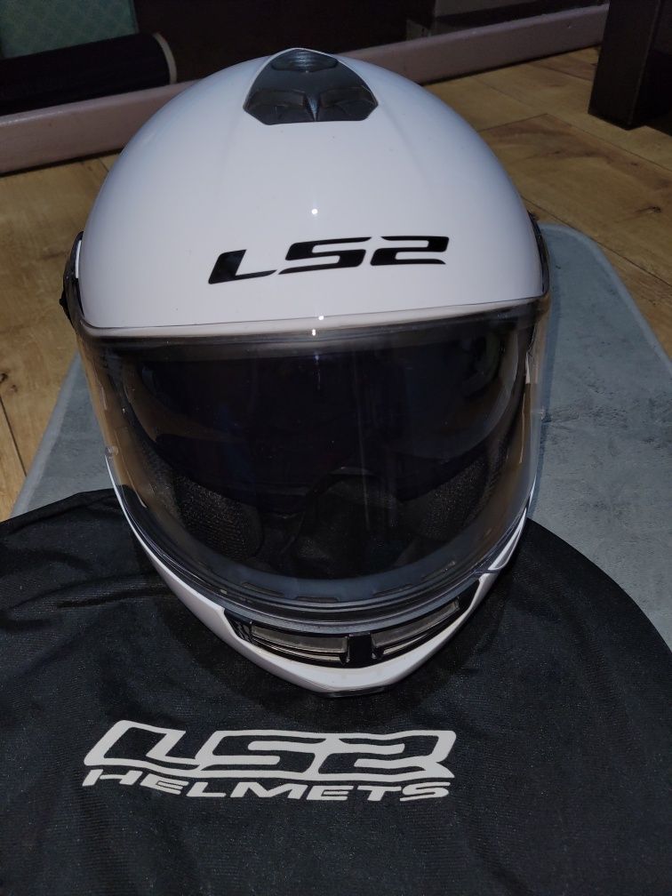 Kask szczekowy LS2 FF325 Strobe r. S biały