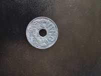 France - Pattern Coin 20 TWENTY Centimes 1941 État Français Zinc MS -