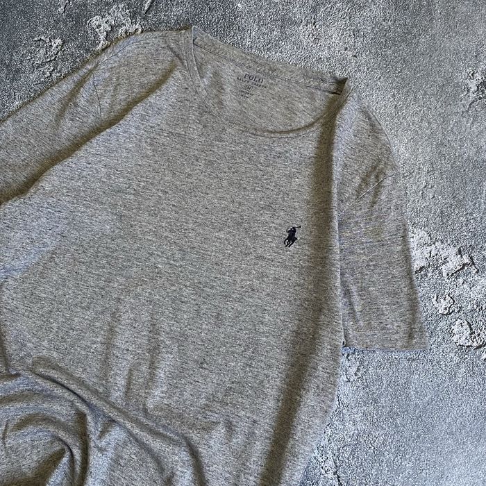 Футболка від polo ralph lauren сірого кольору, ральф нові колекції