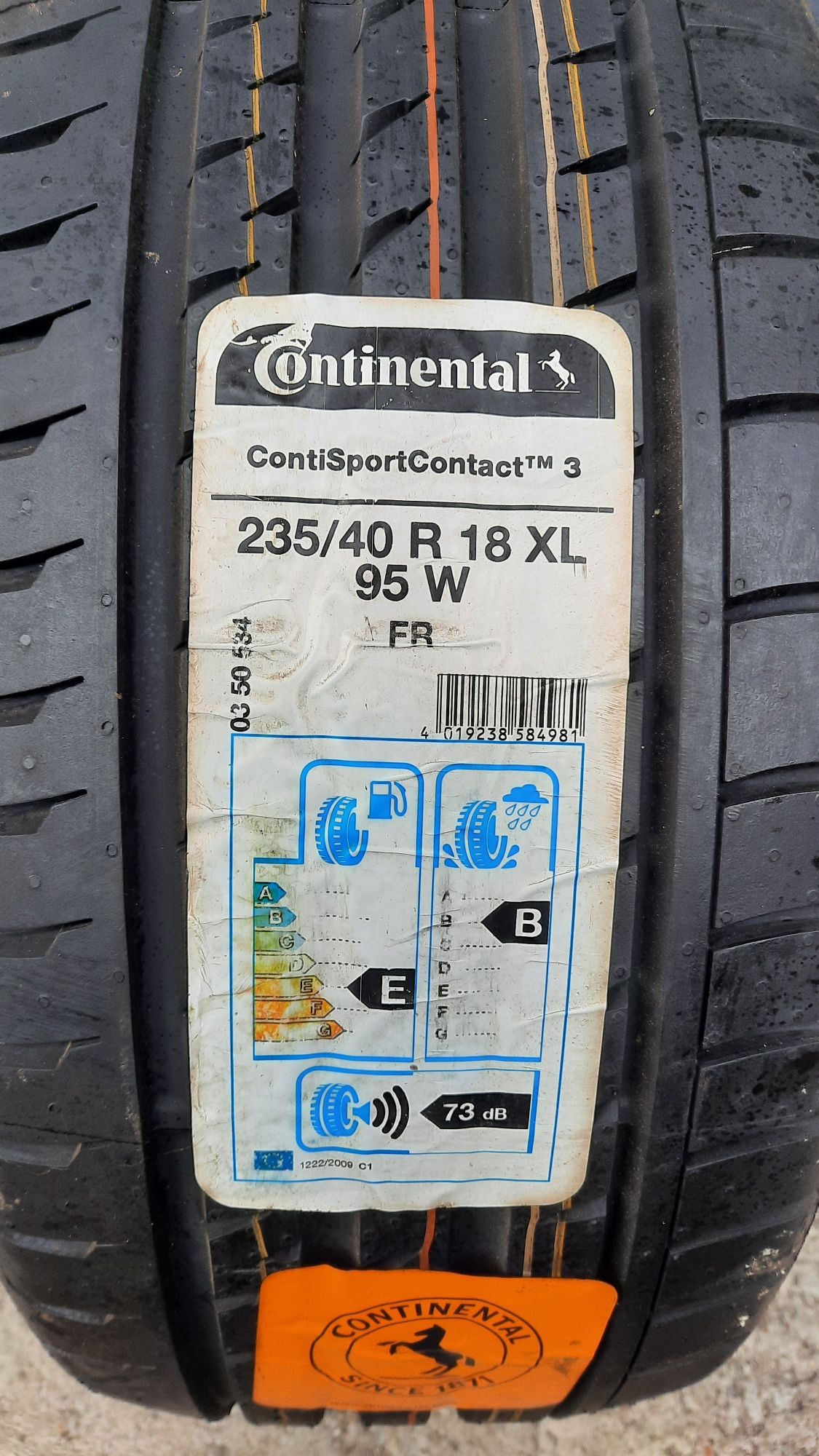 Continental 235/40 R18 ContiSportContact 3 NOWA