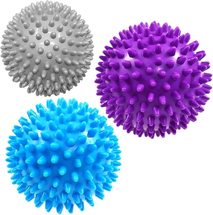 Zestaw 3szt Piłka z Kolcami Do Masażu Fitness Roller Twarda 3-pak
Zest