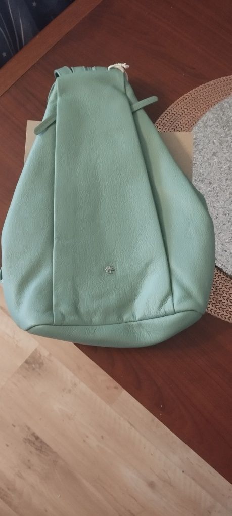 Skórzana torebko-plecak
