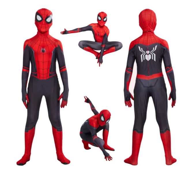 Kostium Strój Spiderman Człowiek Pająk na bal, balik