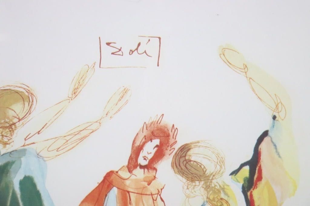 Salvador Dali Taniec 75x55 sygn + nr + certyfikat