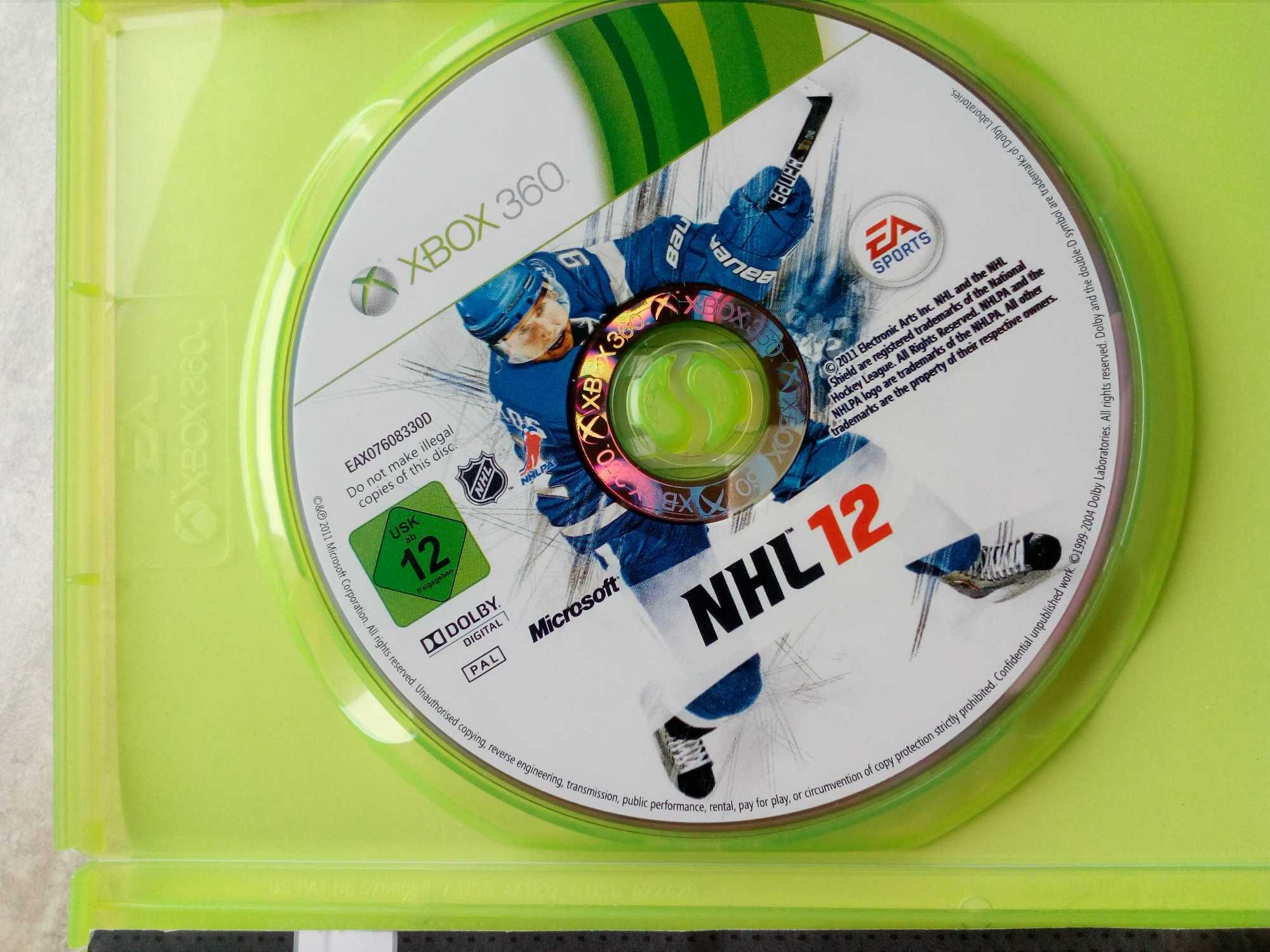 NHL 12 XBOX 360 hokej