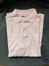 Koszulka t-shirt polo jasny róż różowa C&A S bawełna