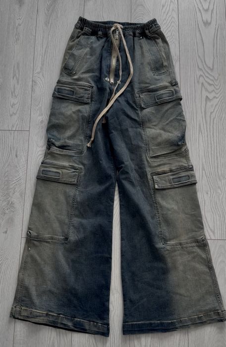 джинсы штаны Rick Owens Edfu Cargo Jeans M L