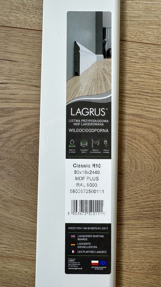Listwa przypodłogowa Lagrus
