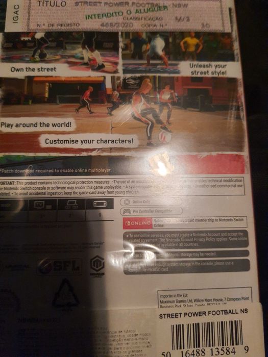 Jogo street power football NOVO nintendo switch