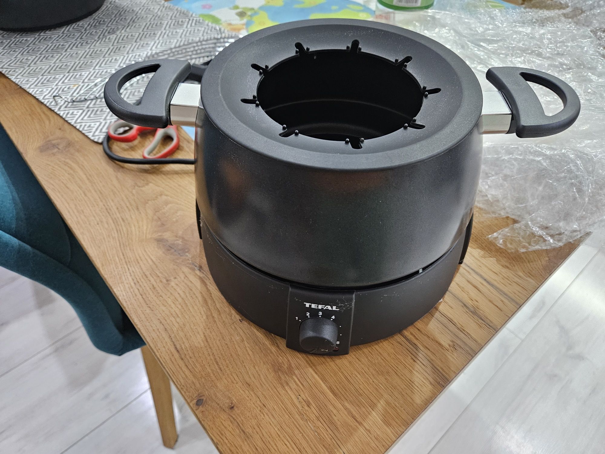 Tefal elektryczny  wok fondue 2w1