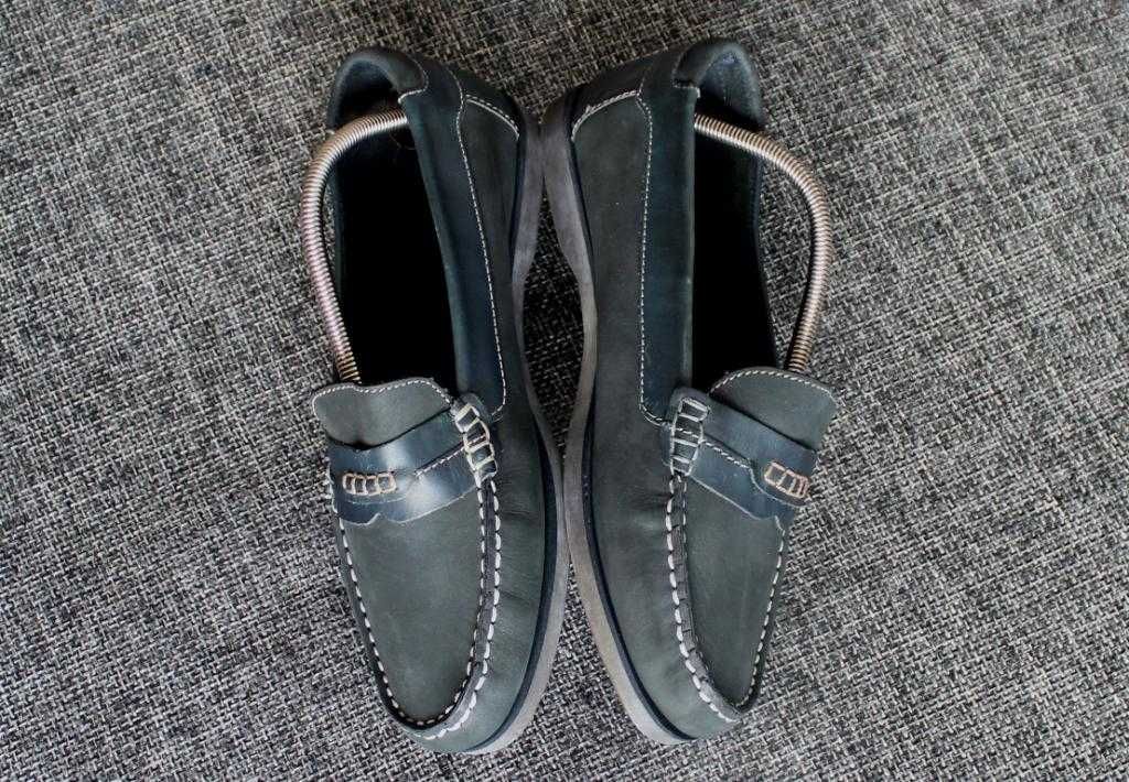Мокасини топсайдери лофери Hush Puppies Оригінал Нат нубук+шкіра 44.5р