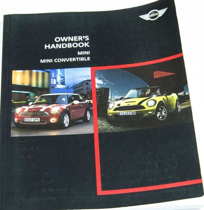 Книга Mini Cooper convertible owners manual handbook English Міні