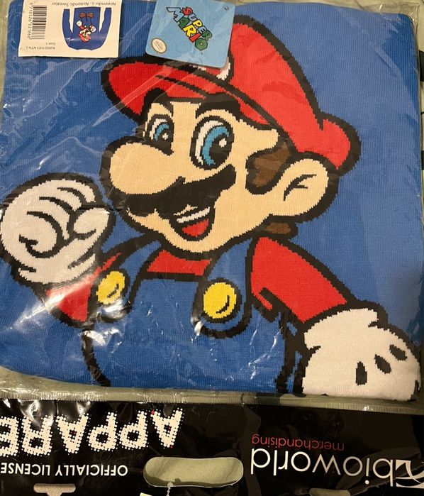 Nowy Sweter Mario Bros Nintnedo r. L
