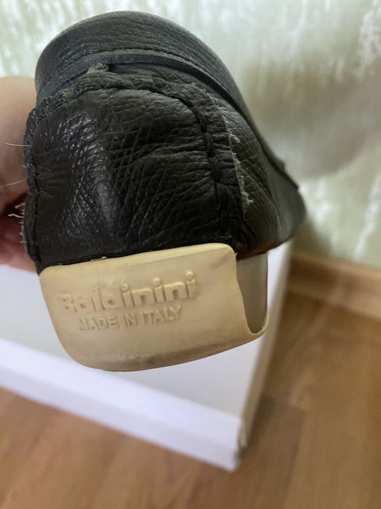 Шкіряні мокасини Baldinini, туфлі взуття оригінал