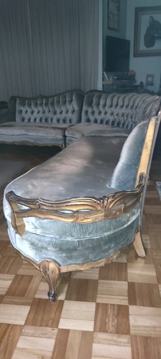 Sofá vintage único importado dos Estados Unidos lindo vendo ou troco