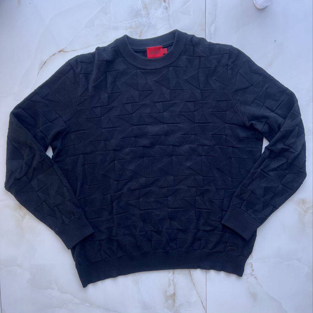 Sweter męski czarny
