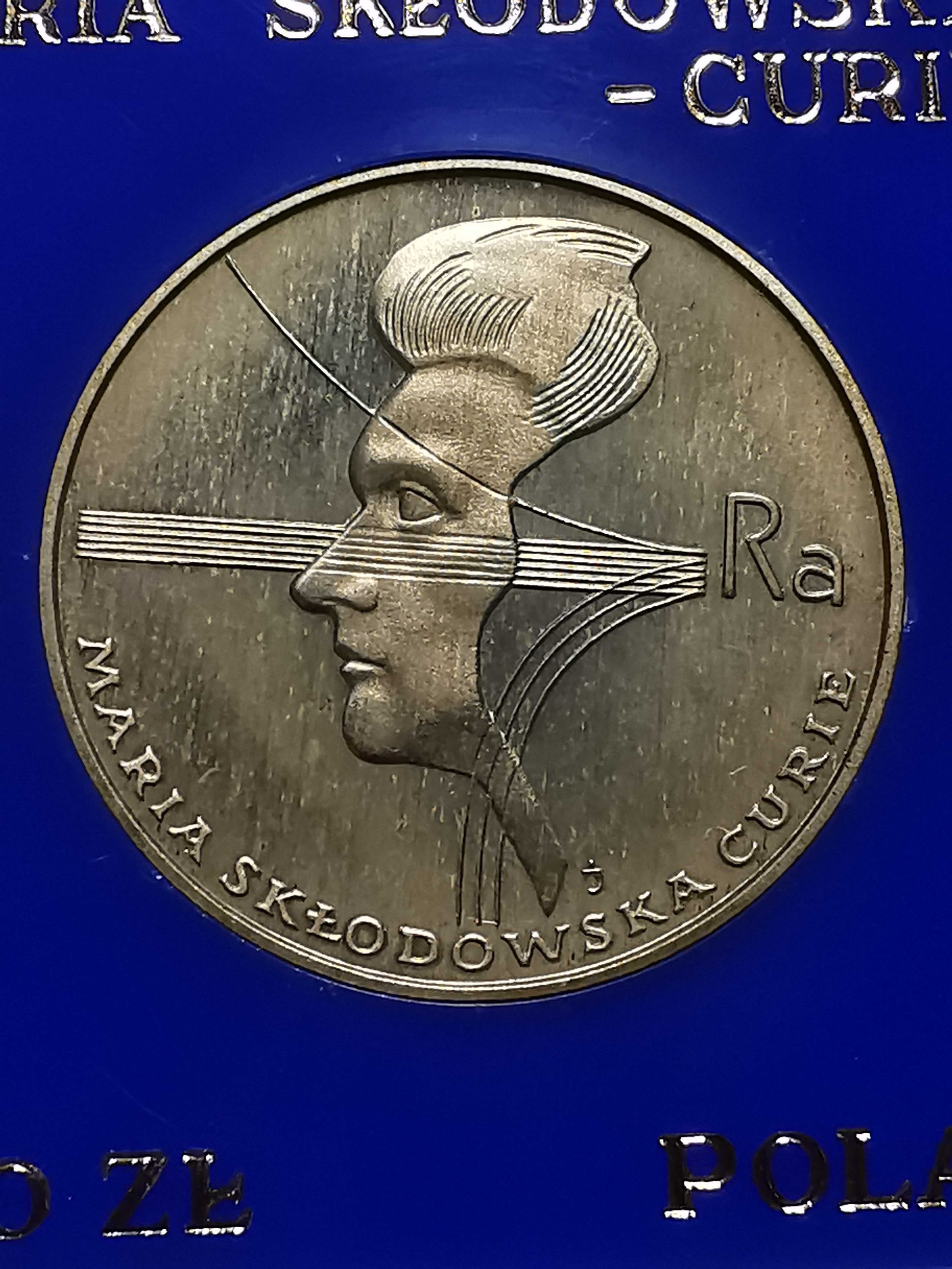 Moneta Maria Skłodowska- Curie 1974r. 100zl